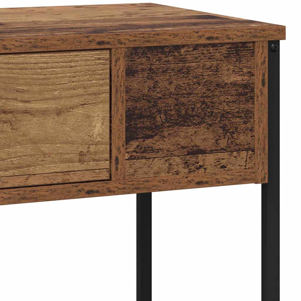 vidaXL Konsola Stare drewno 100 x 34.5 x 75 cm Materiał drewnopochodny