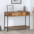 vidaXL Konsola Stare drewno 100 x 34.5 x 75 cm Materiał drewnopochodny
