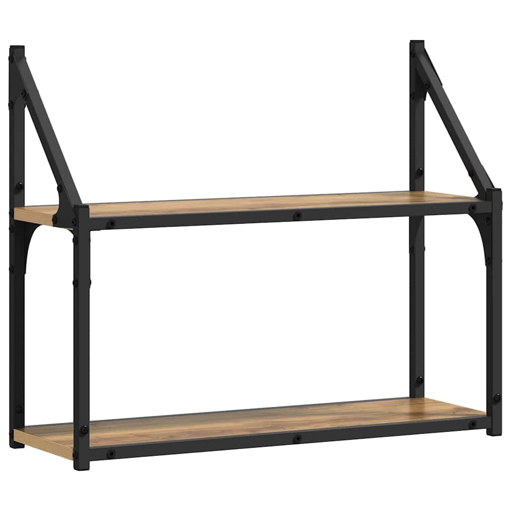 vidaXL Półka ścienna Do montażu na ścianie dąb artisan 60 x 21 x 51 cm
