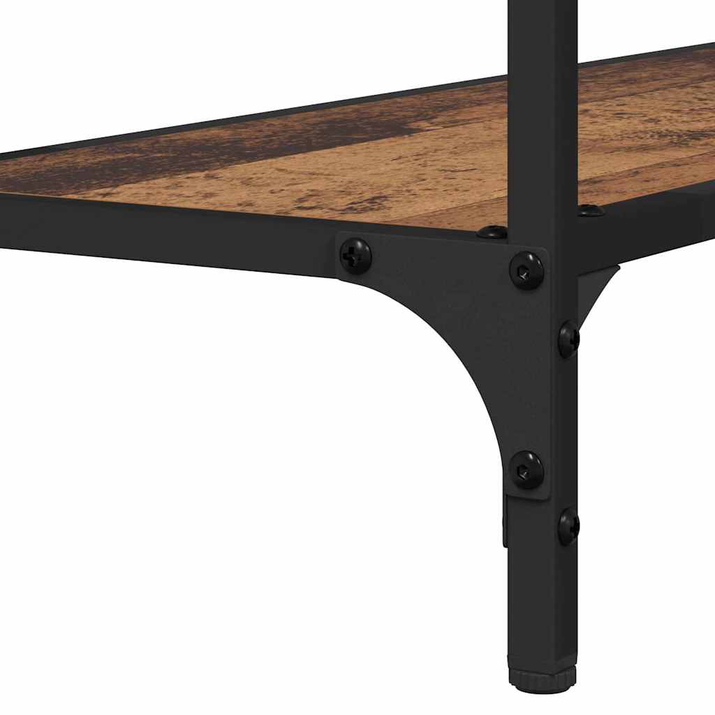 vidaXL Konsola Stare drewno 101 x 30.5 x 75 cm Materiał drewnopochodny