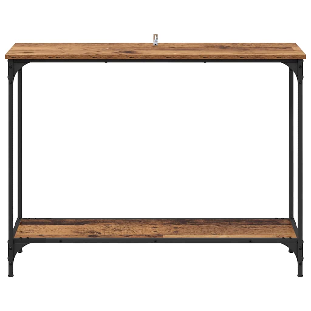 vidaXL Konsola Stare drewno 101 x 30.5 x 75 cm Materiał drewnopochodny