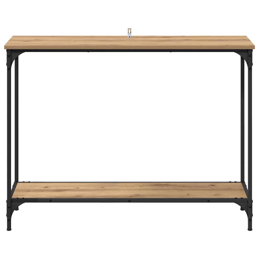 vidaXL Konsola dąb artisan 101 x 30.5 x 75 cm Materiał drewnopochodny
