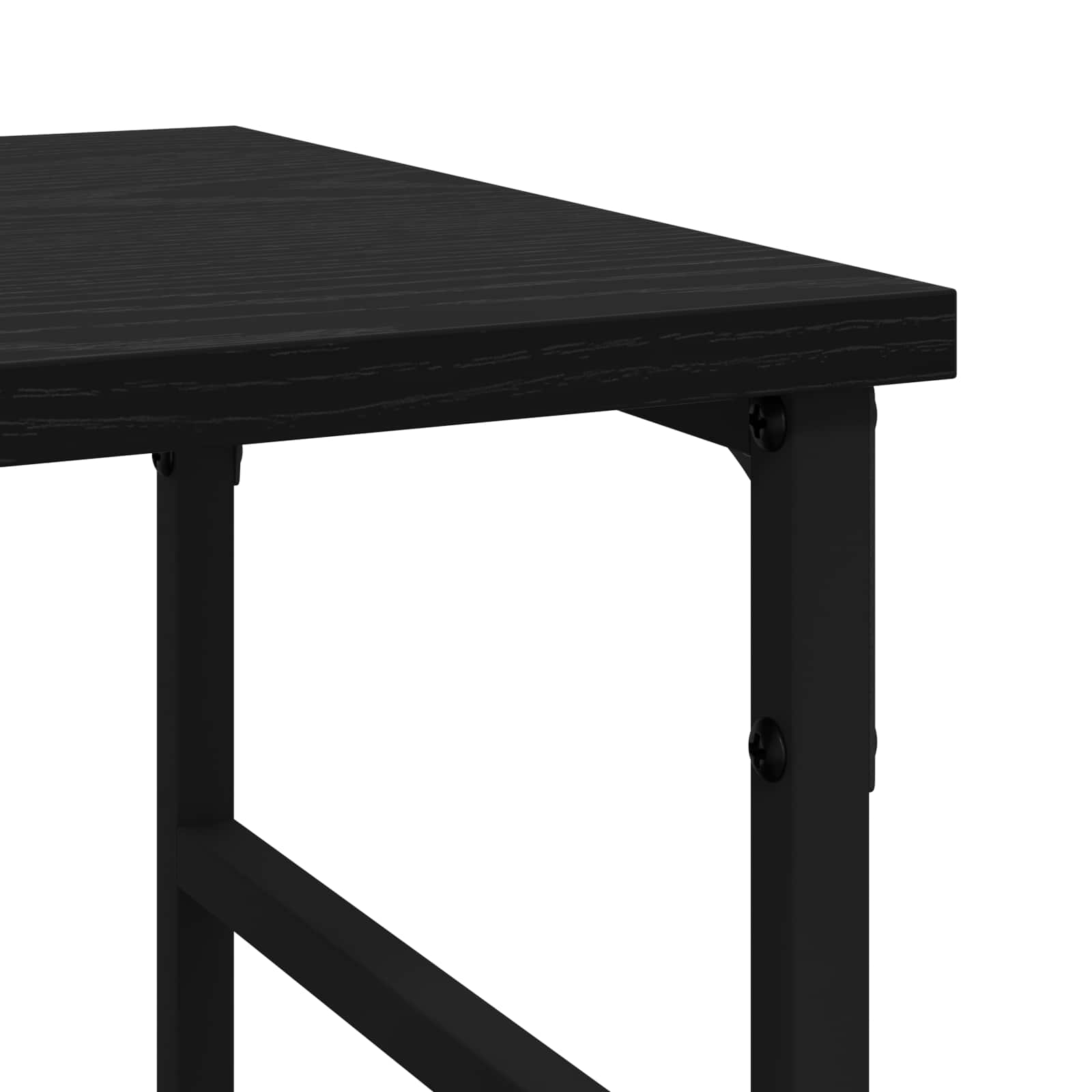 vidaXL Bufet Czarny Dąb 102 x 32 x 73,5 cm