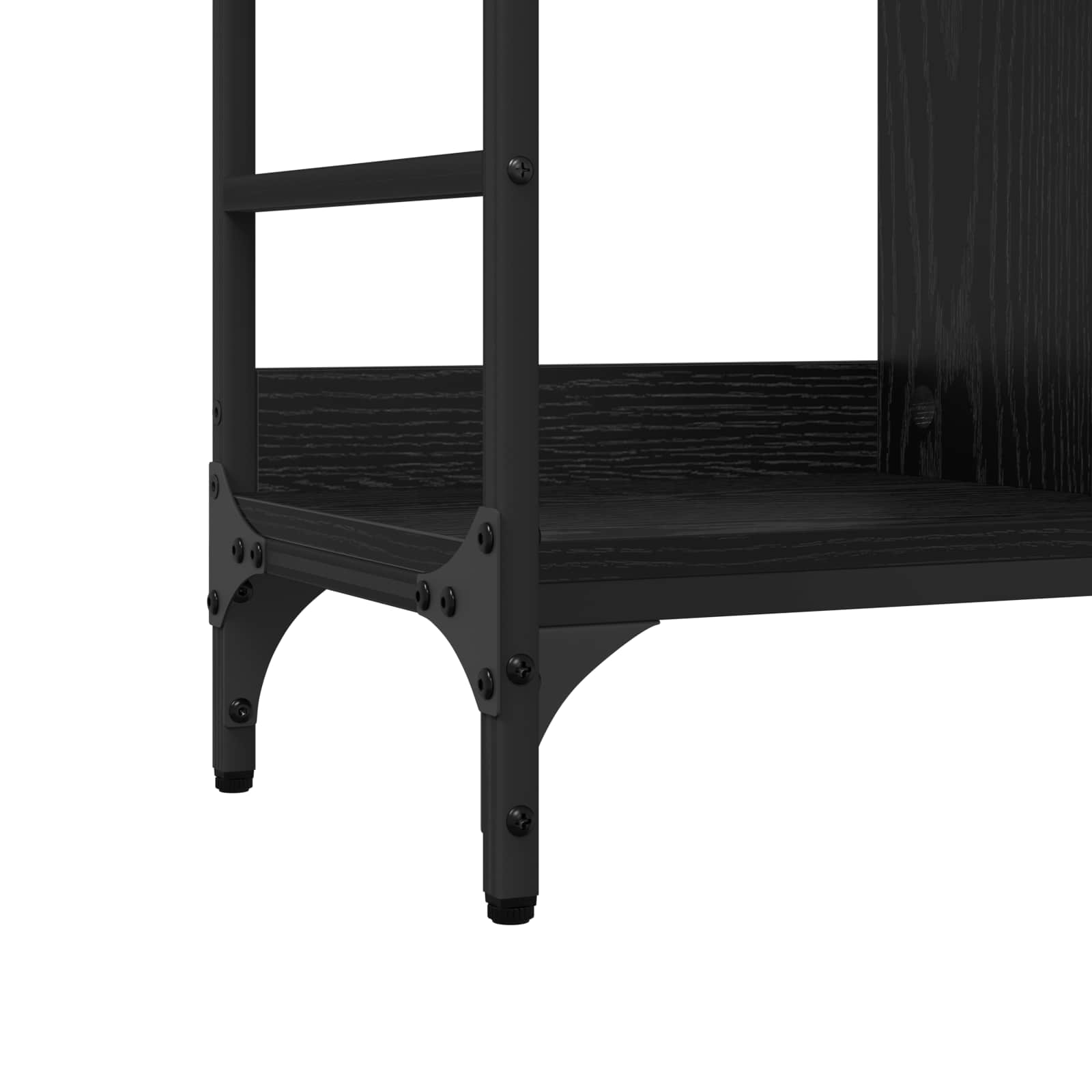 vidaXL Bufet Czarny Dąb 102 x 32 x 73,5 cm