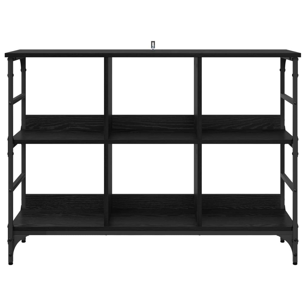 vidaXL Bufet Czarny Dąb 102 x 32 x 73,5 cm