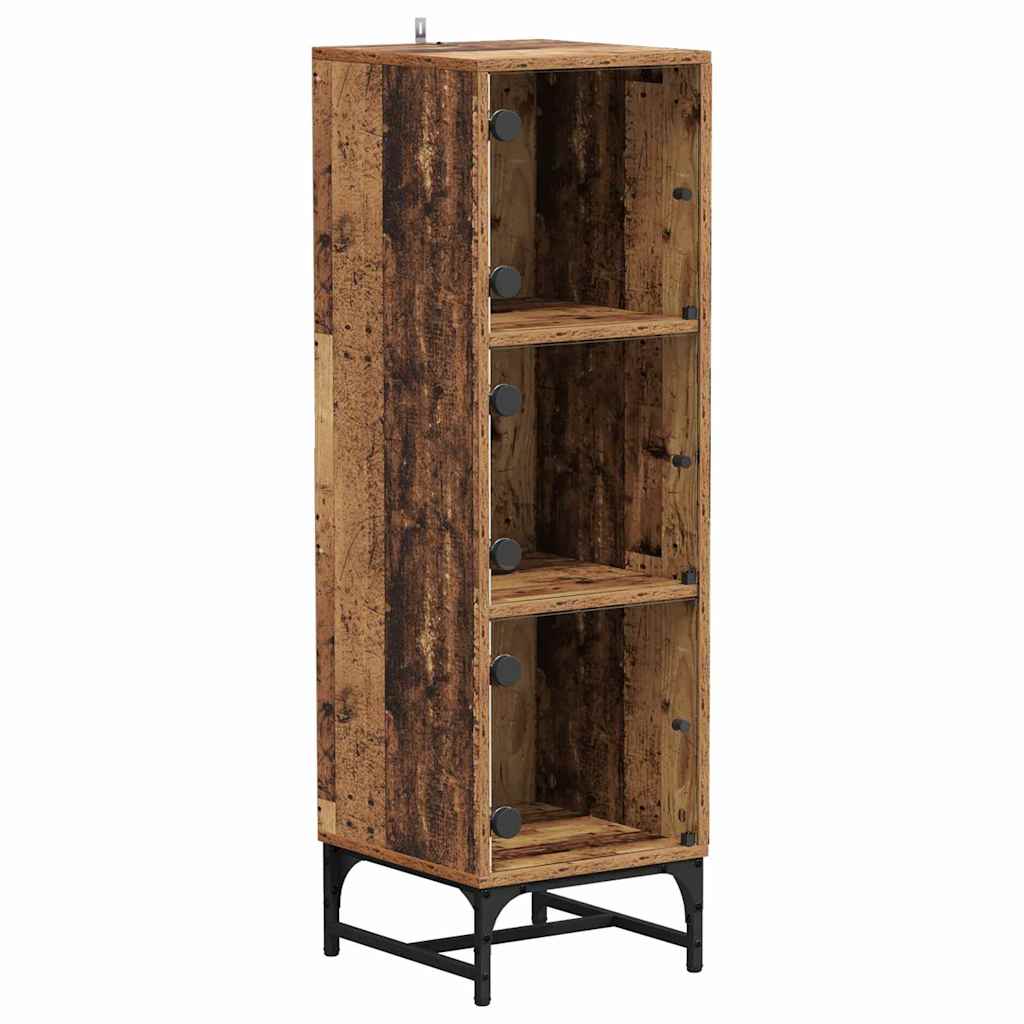 vidaXL Bufet Stare drewno 35 x 37 x 117 cm