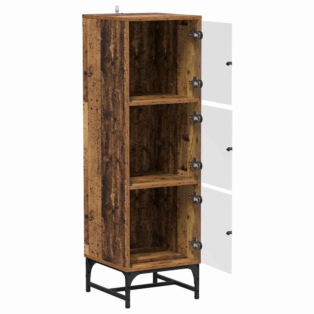vidaXL Bufet Stare drewno 35 x 37 x 117 cm