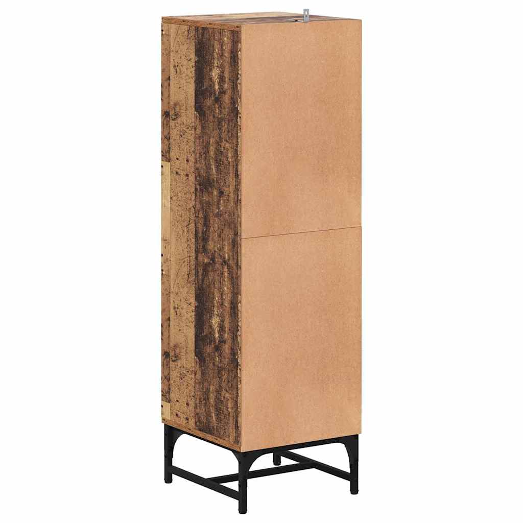 vidaXL Bufet Stare drewno 35 x 37 x 117 cm