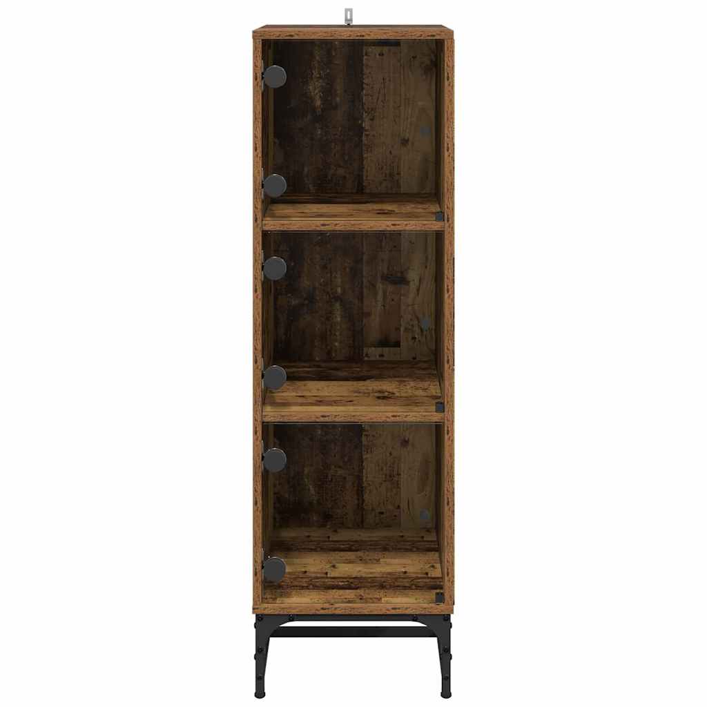 vidaXL Bufet Stare drewno 35 x 37 x 117 cm