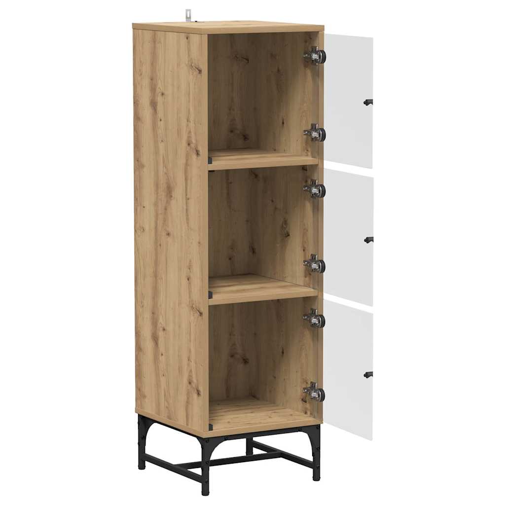 vidaXL Bufet Dąb rzemieślniczy 35 x 37 x 117 cm