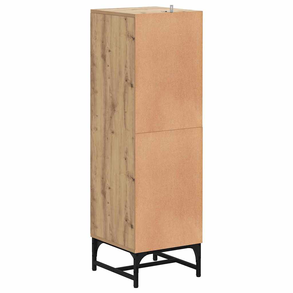 vidaXL Bufet Dąb rzemieślniczy 35 x 37 x 117 cm