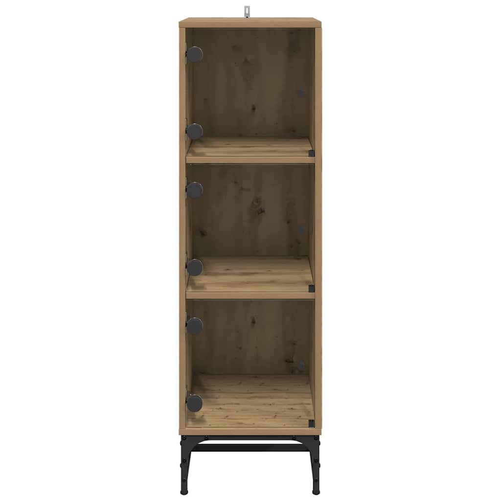 vidaXL Bufet Dąb rzemieślniczy 35 x 37 x 117 cm