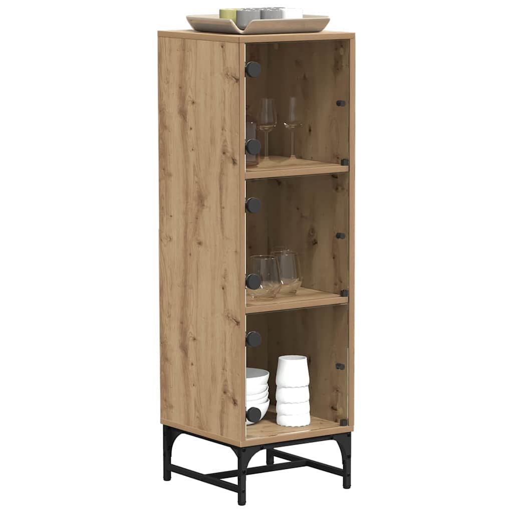 vidaXL Bufet Dąb rzemieślniczy 35 x 37 x 117 cm