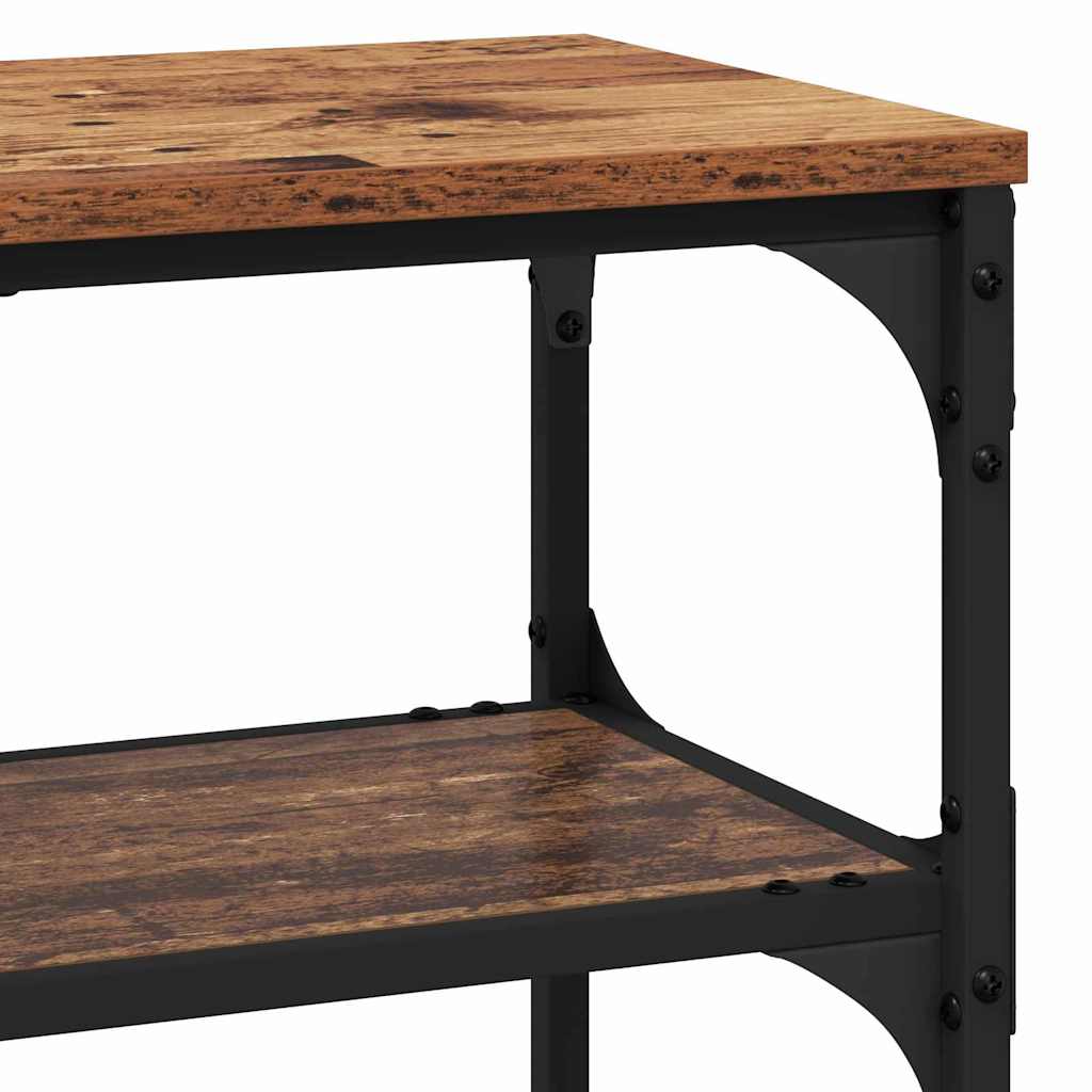 vidaXL Konsola Stare drewno 100 x 30 x 75 cm Materiał drewnopochodny