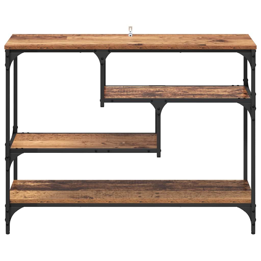 vidaXL Konsola Stare drewno 100 x 30 x 75 cm Materiał drewnopochodny