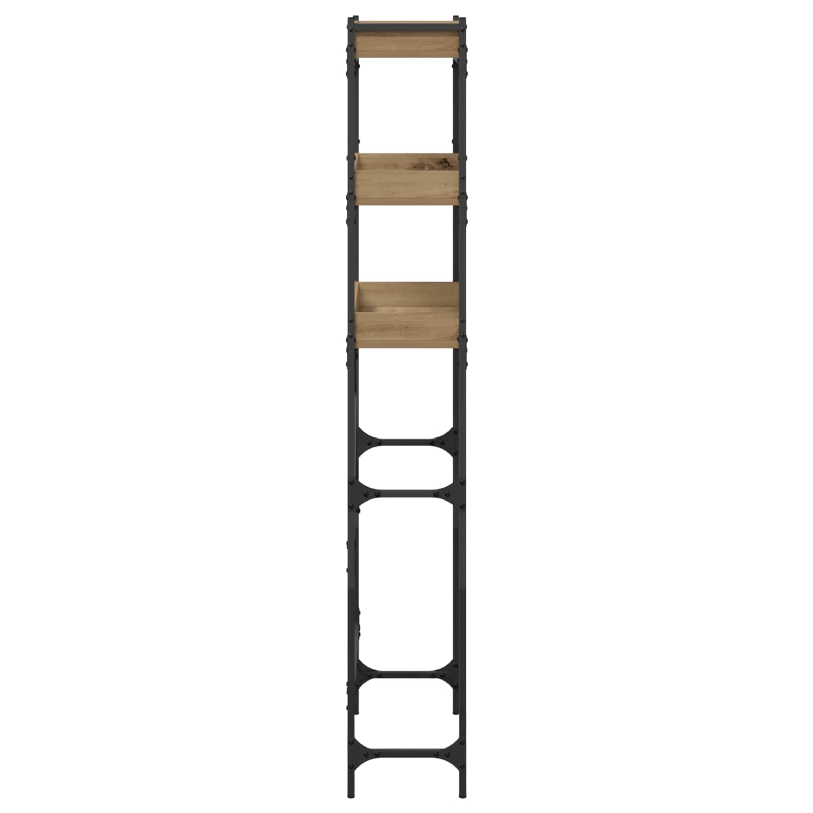 vidaXL Półka na pralkę z półką Dąb rzemieślniczy 67 x 25 x 163 cm