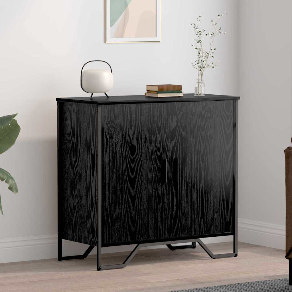 vidaXL Bufet Czarny Dąb 78 x 35 x 74.5 cm