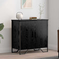 vidaXL Bufet Czarny Dąb 78 x 35 x 74.5 cm