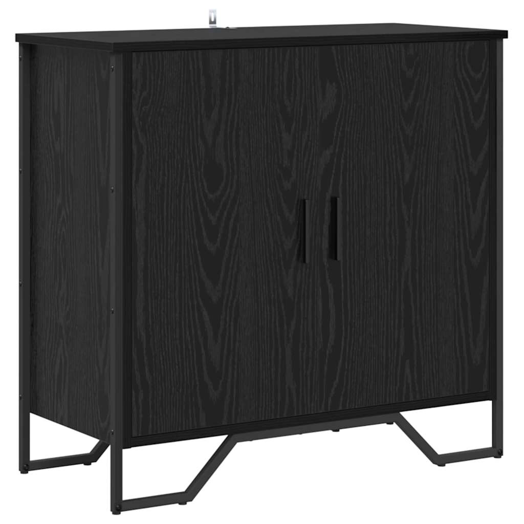 vidaXL Bufet Czarny Dąb 78 x 35 x 74.5 cm