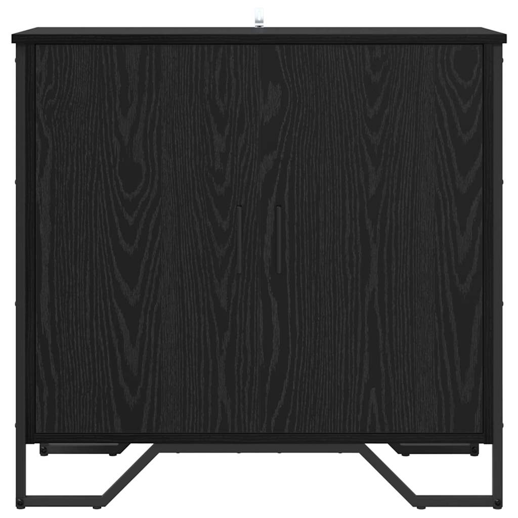 vidaXL Bufet Czarny Dąb 78 x 35 x 74.5 cm