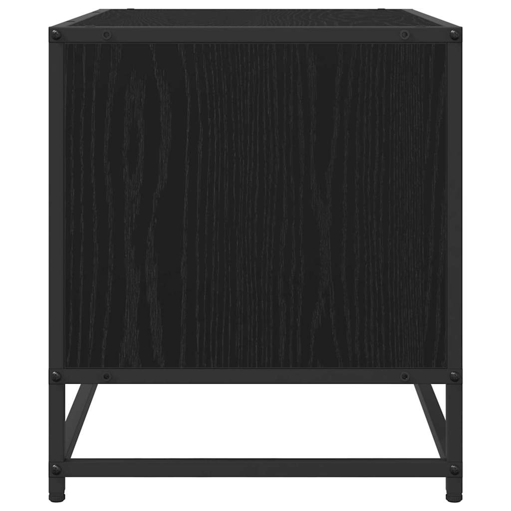 vidaXL Jednostki telewizyjne Czarny Dąb 61 x 40 x 46 cm