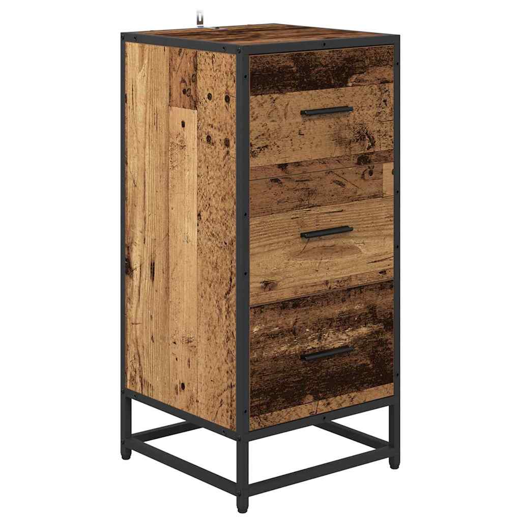 vidaXL Bufet Stare drewno 35.5 x 35 x 76 cm