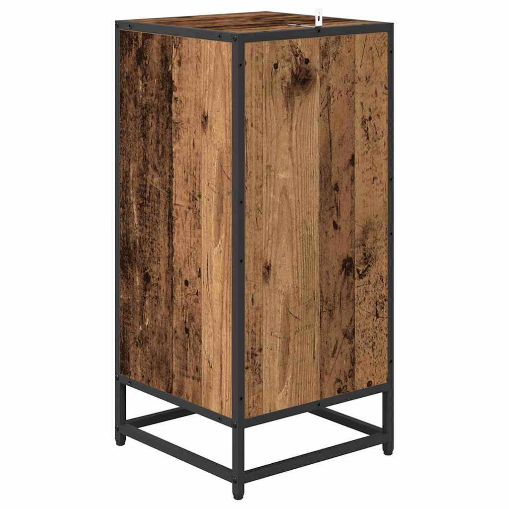 vidaXL Bufet Stare drewno 35.5 x 35 x 76 cm