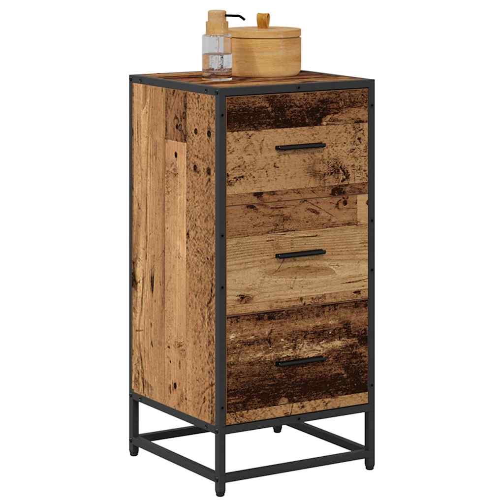 vidaXL Bufet Stare drewno 35.5 x 35 x 76 cm