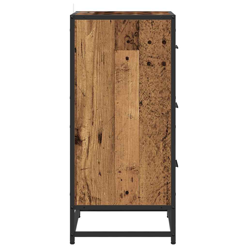 vidaXL Bufet Stare drewno 35.5 x 35 x 76 cm