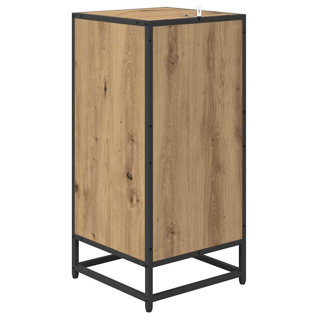vidaXL Bufet Dąb rzemieślniczy 35.5 x 35 x 76 cm