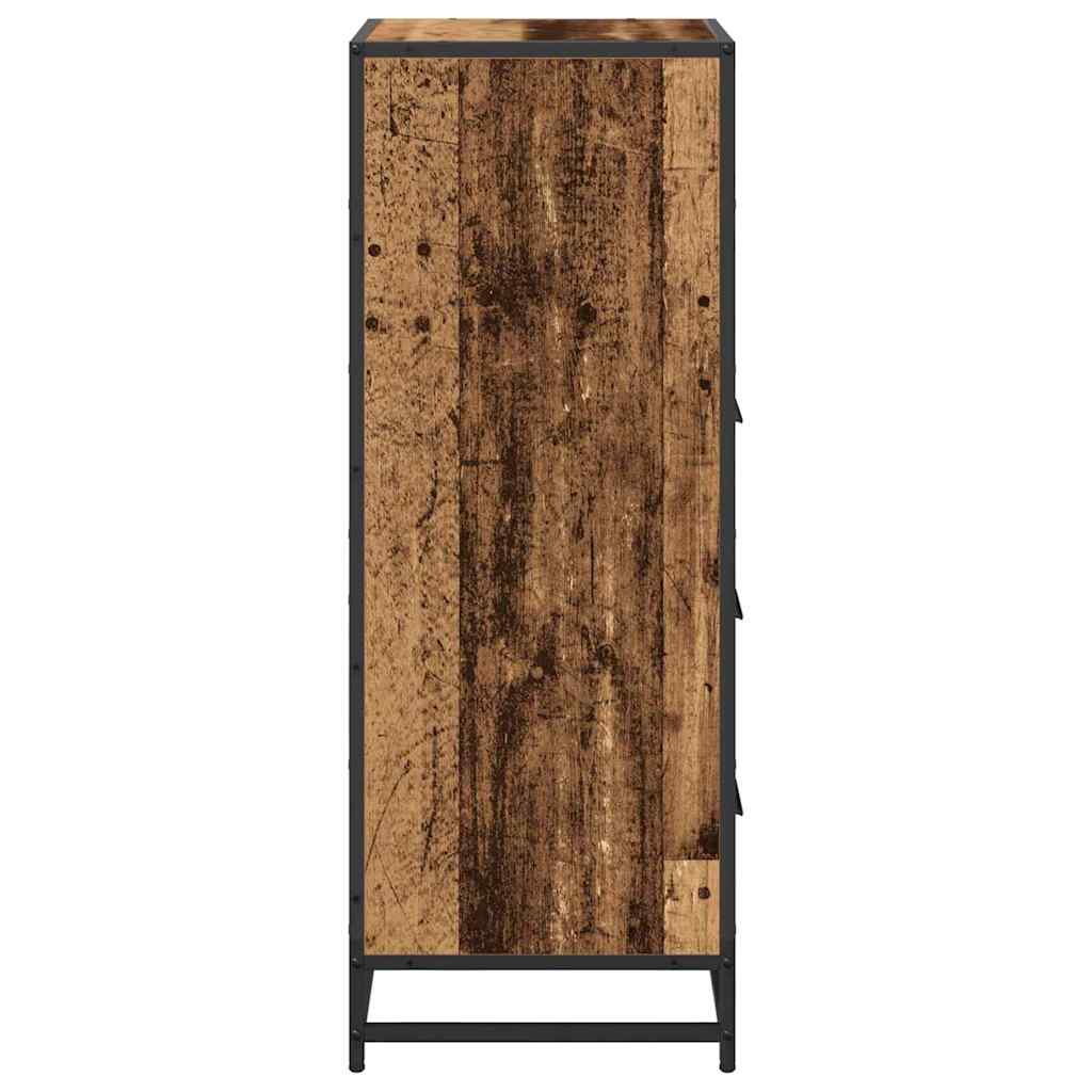 vidaXL Zestaw mebli łazienkowych Stare drewno 35 x 37,5 x 100 cm