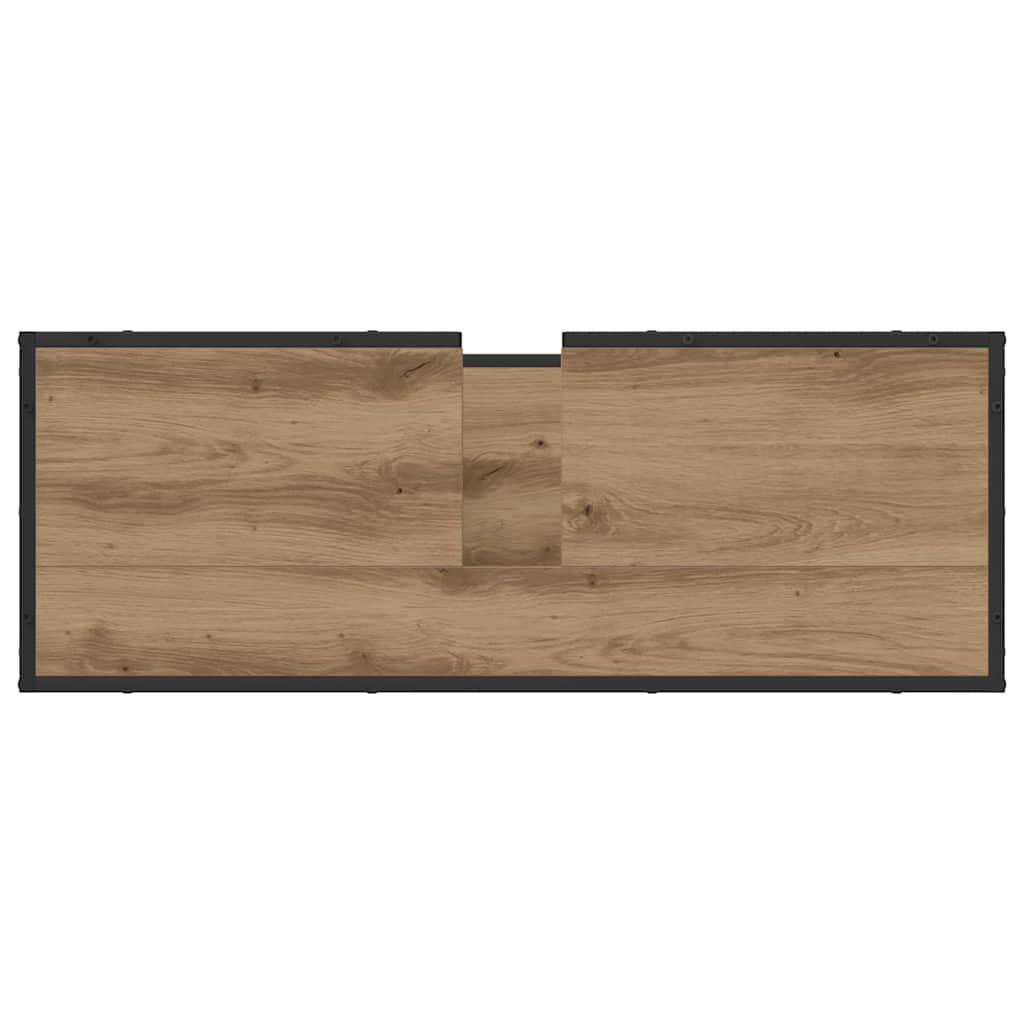 vidaXL Szafka Łazienkowa z drzwiami Dąb rzemieślniczy 90 x 33 x 60 cm