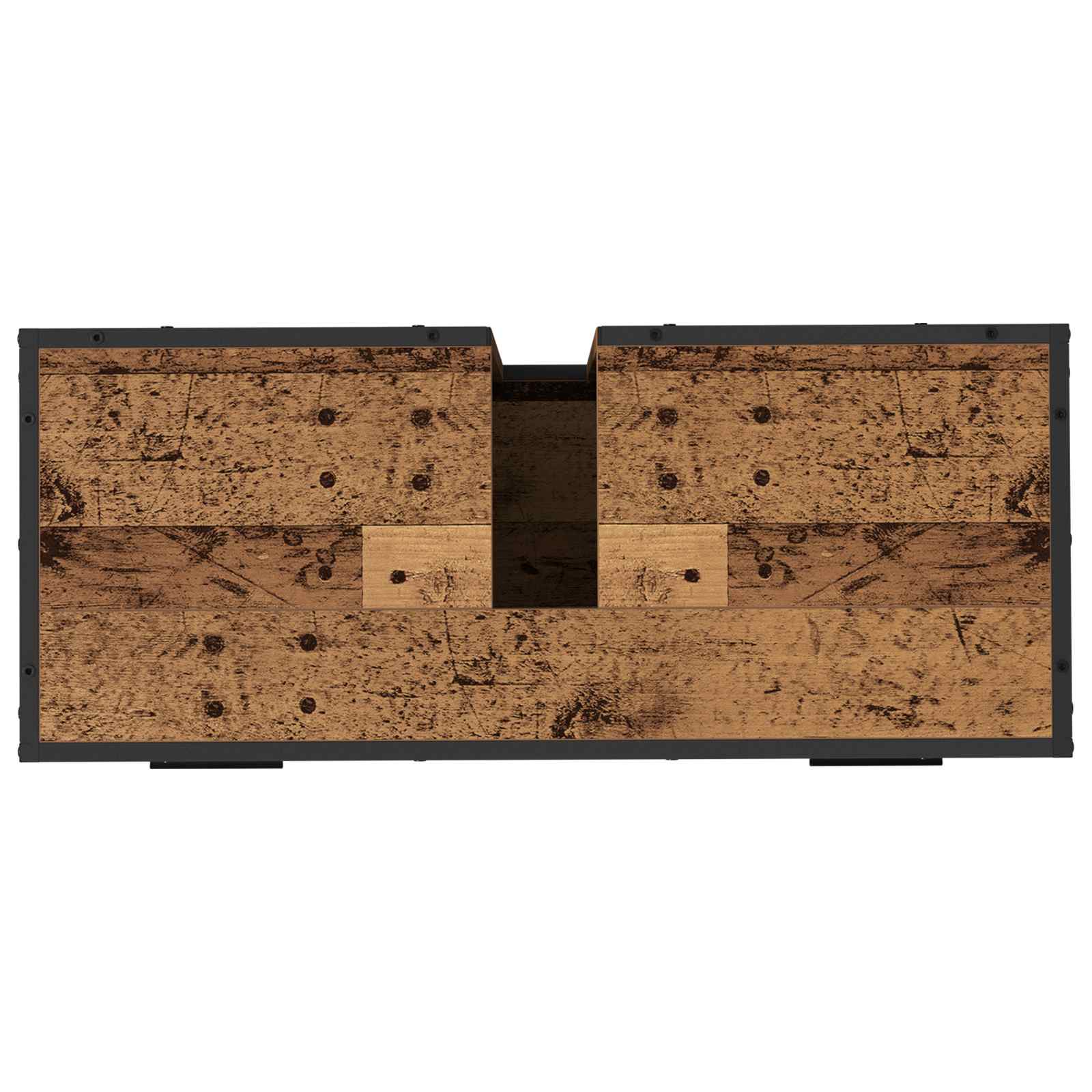 vidaXL Szafka Łazienkowa z szufladą Stare drewno 80 x 33 x 60 cm