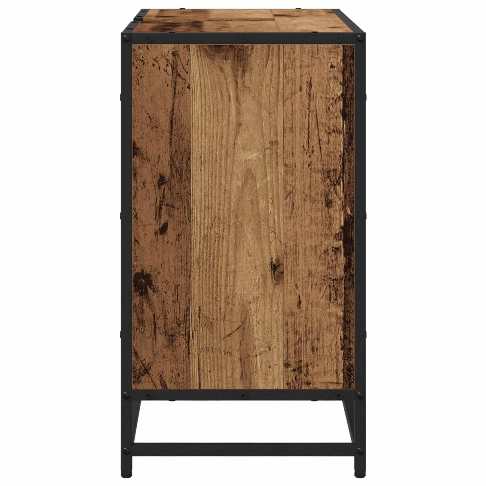 vidaXL Szafka Łazienkowa z półką Stare drewno 65 x 33 x 60 cm