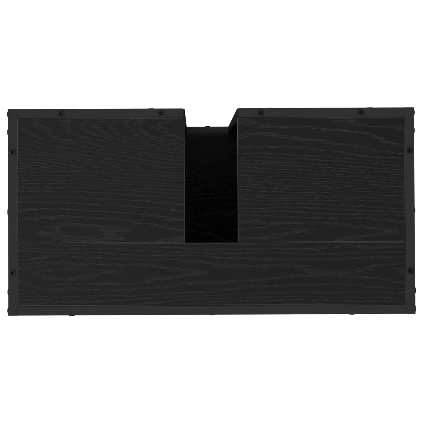 vidaXL Szafka Łazienkowa z półką z drzwiami Czarny Dąb 65 x 33 x 60 cm