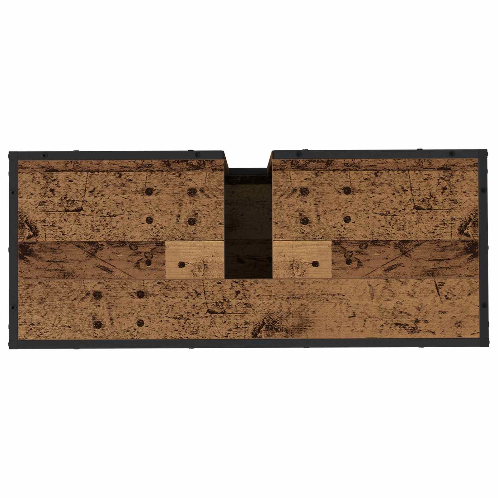 vidaXL Szafka Łazienkowa z półką Stare drewno 80 x 33 x 60 cm