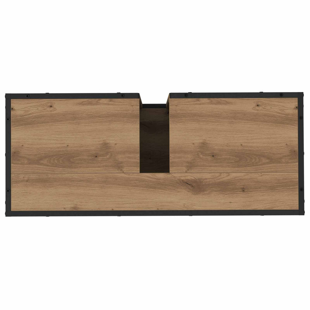 vidaXL Szafka Łazienkowa z półką Dąb rzemieślniczy 80 x 33 x 60 cm