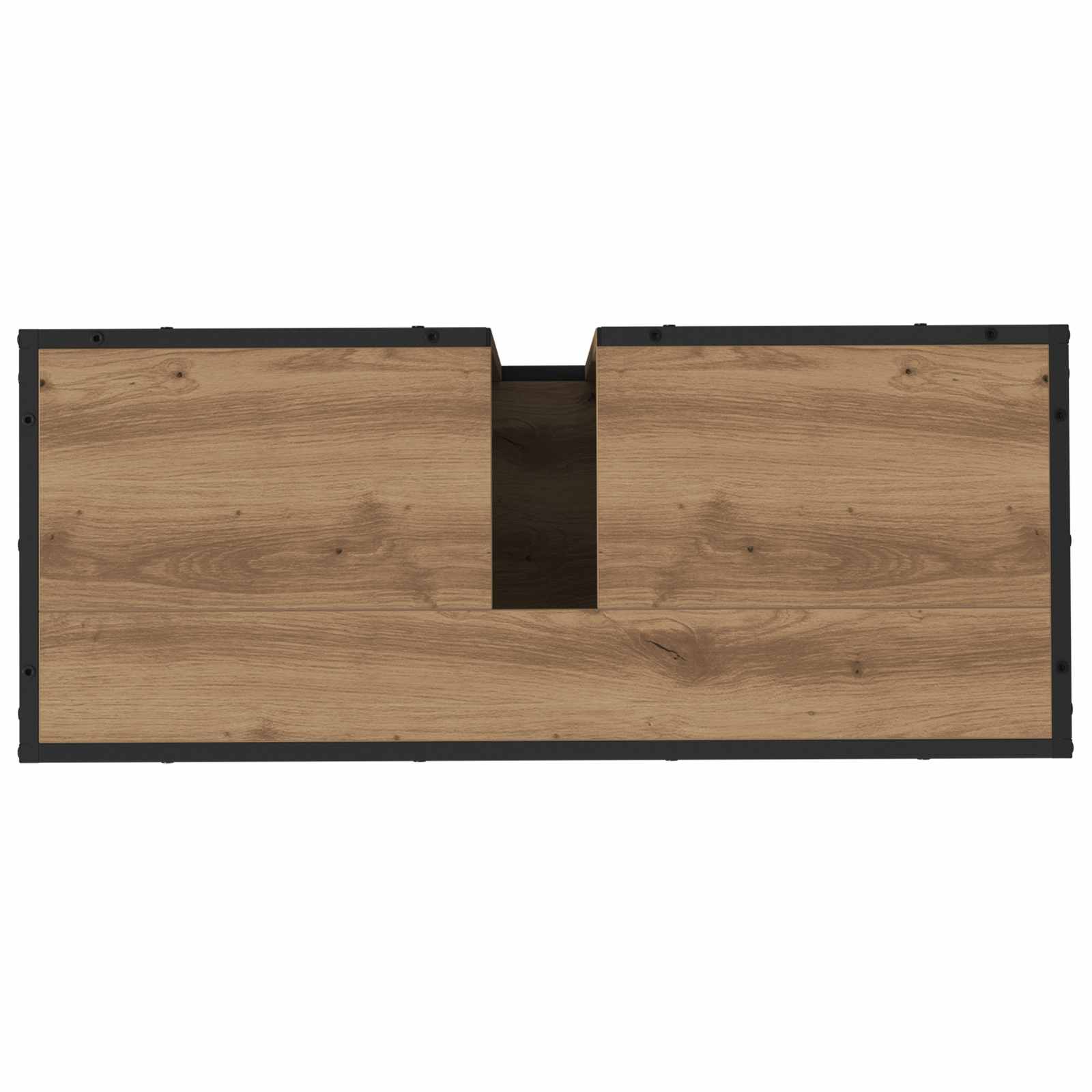vidaXL Szafka Łazienkowa z półką Dąb rzemieślniczy 80 x 33 x 60 cm