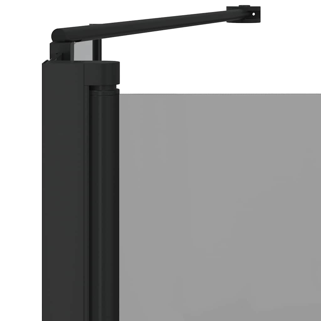 vidaXL Osłona prysznicowa Czarny 120 x 68 x 130 cm