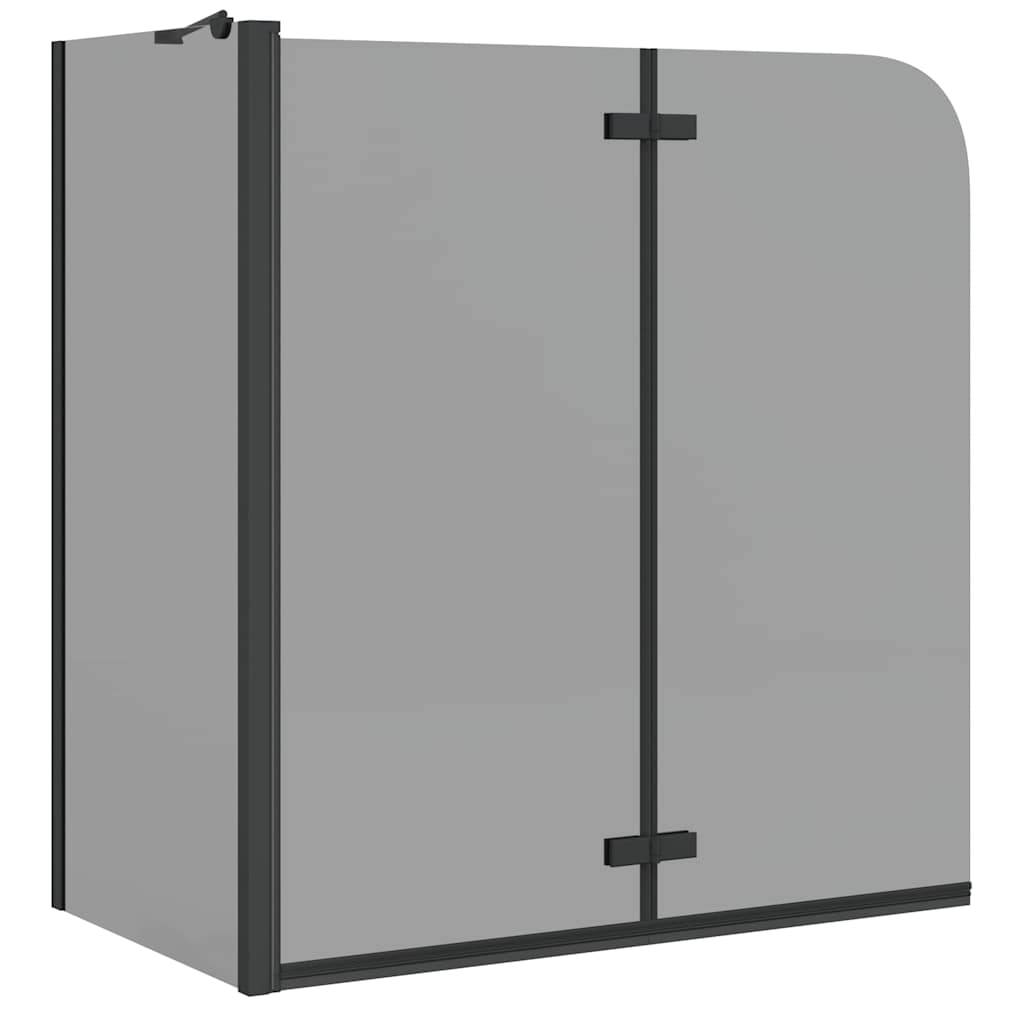 vidaXL Osłona prysznicowa Czarny 120 x 68 x 130 cm