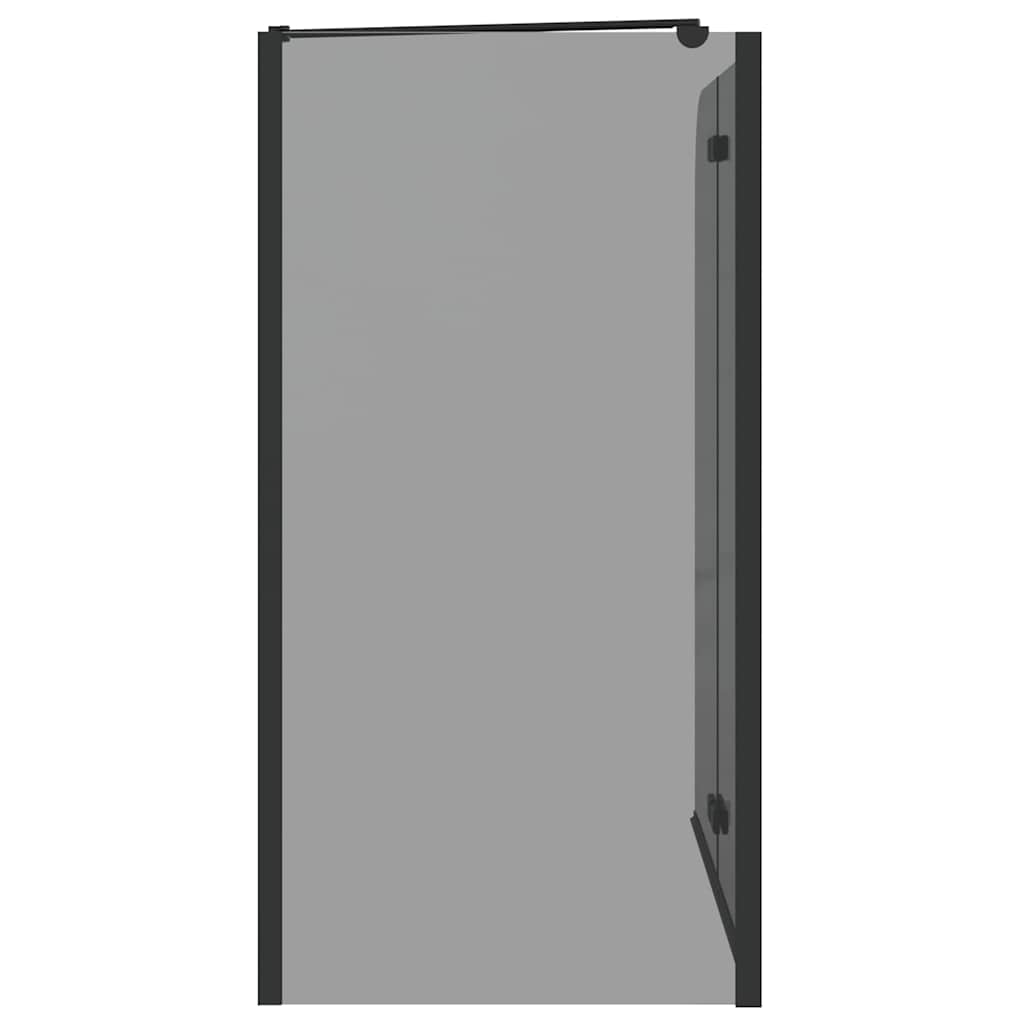 vidaXL Osłona prysznicowa Czarny 120 x 68 x 130 cm