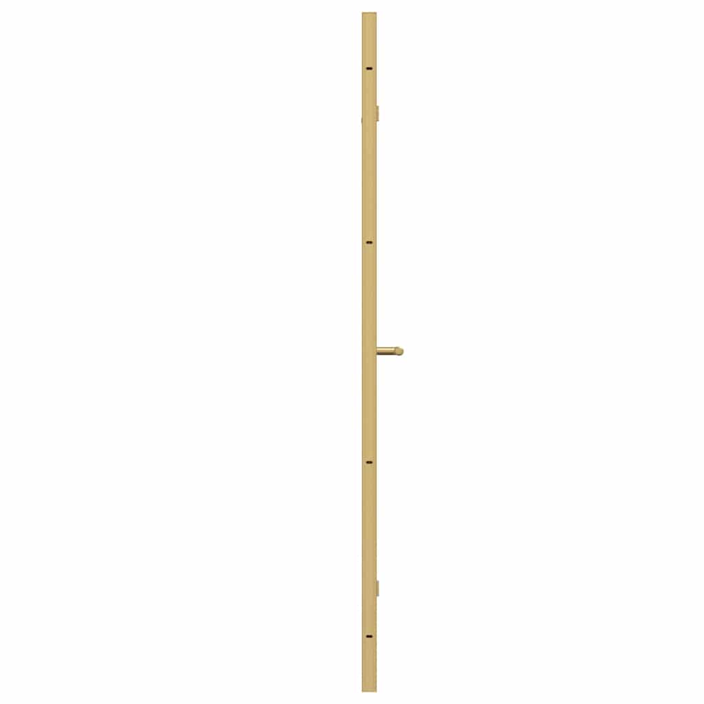 vidaXL Osłona prysznicowa złoty 120 x 140 cm Szkło ESG i aluminium