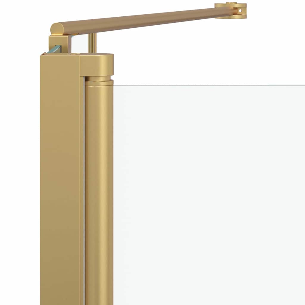 vidaXL Osłona prysznicowa złoty 120 x 68 x 130 cm