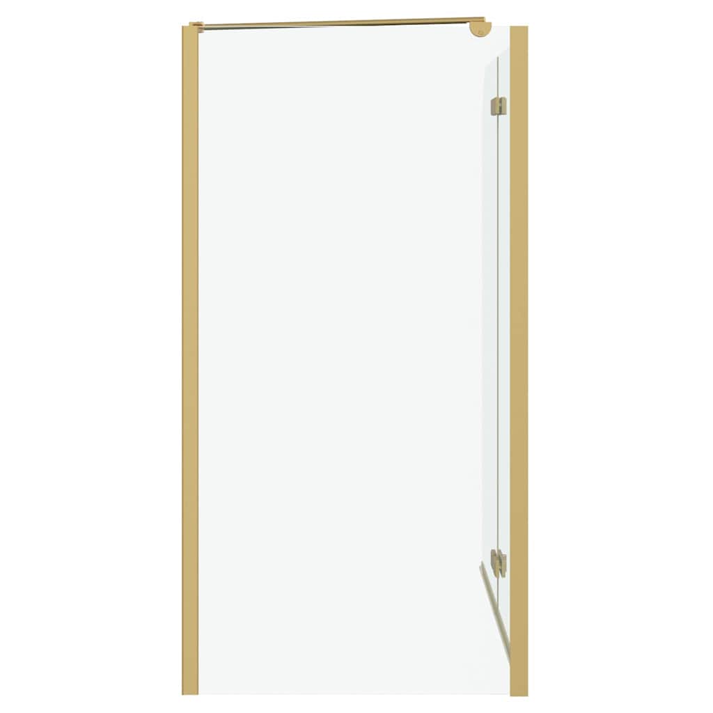 vidaXL Osłona prysznicowa złoty 120 x 68 x 130 cm