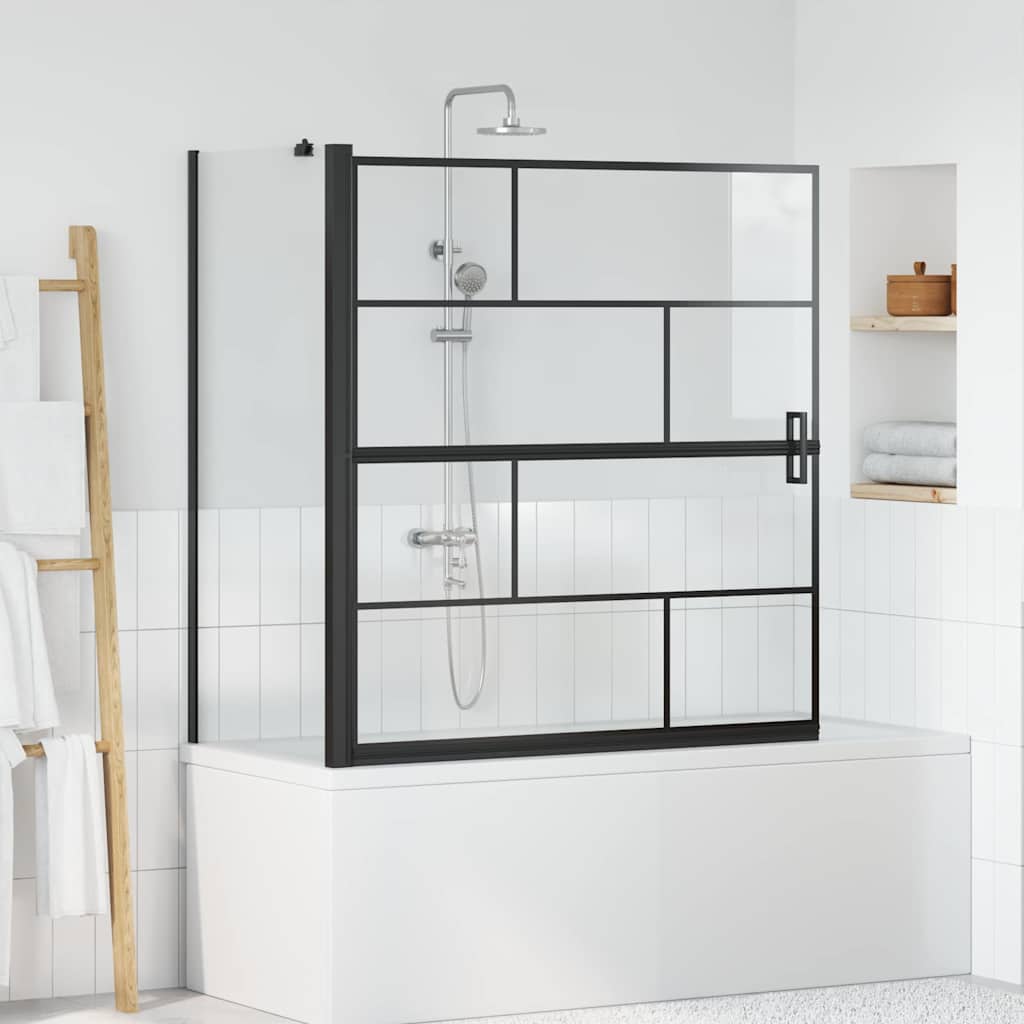 vidaXL Ścianka prysznicowa do kąpieli 116 x 68 x 128 cm