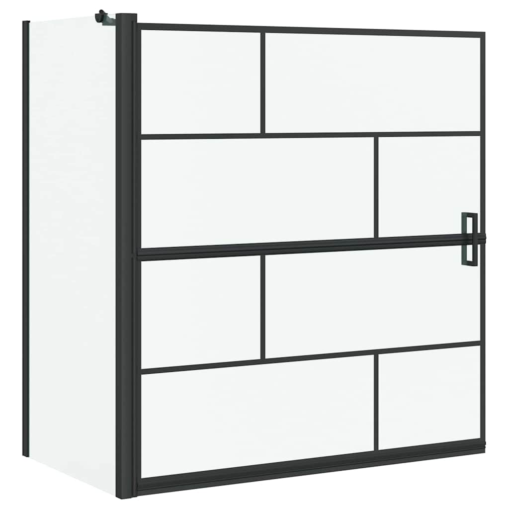 vidaXL Ścianka prysznicowa do kąpieli 116 x 68 x 128 cm