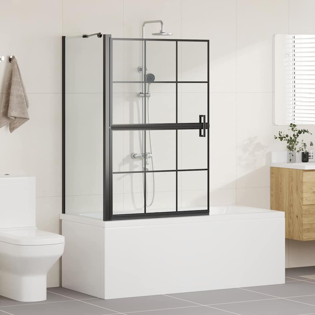 vidaXL Ścianka prysznicowa do kąpieli 80 x 68 x 128 cm szkło hartowane