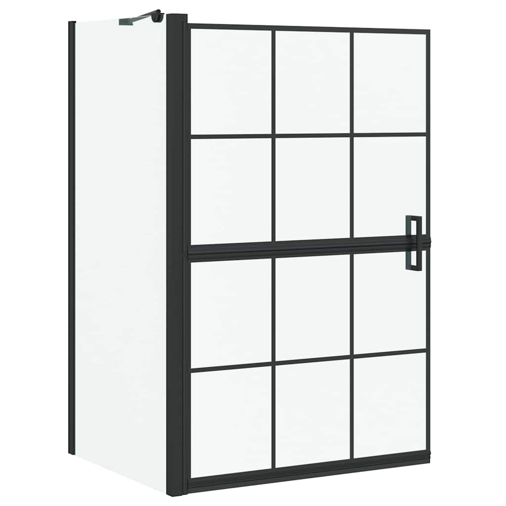 vidaXL Ścianka prysznicowa do kąpieli 80 x 68 x 128 cm szkło hartowane