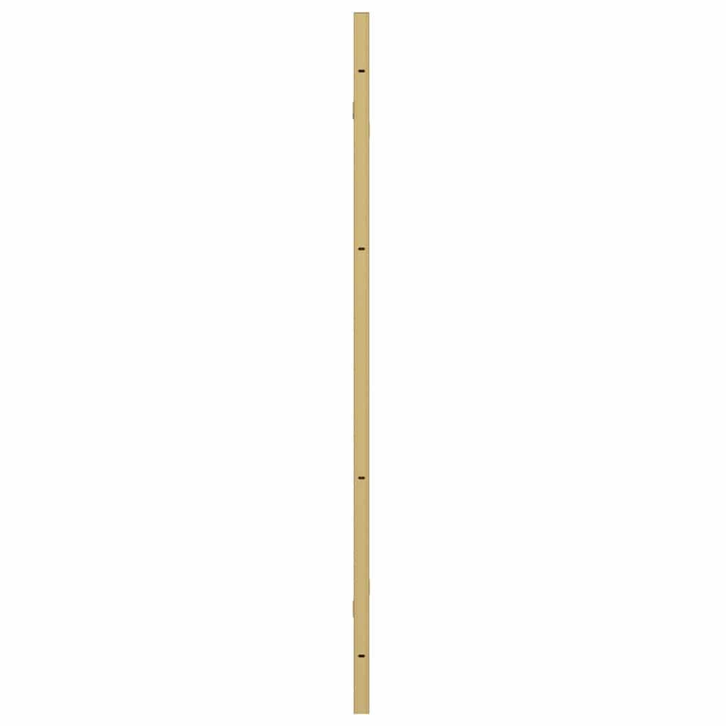 vidaXL Osłona prysznicowa złoty 130 x 138 cm Szkło ESG i aluminium