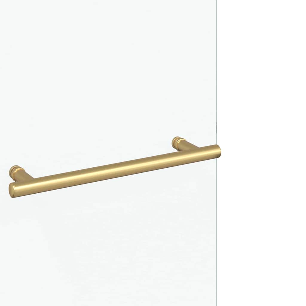 vidaXL Osłona prysznicowa złoty 95 x 140 cm Szkło ESG i aluminium